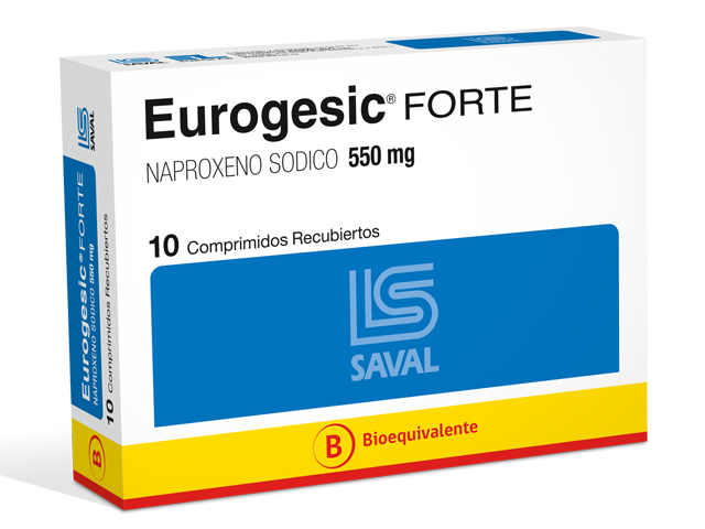 Eurogesic Forte 550mg X 10comp